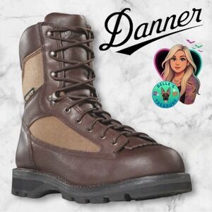 Danner Elk Ridge GTX 8" Waterproof Work Boots Men's 7 Hiking Leather Gore Tex